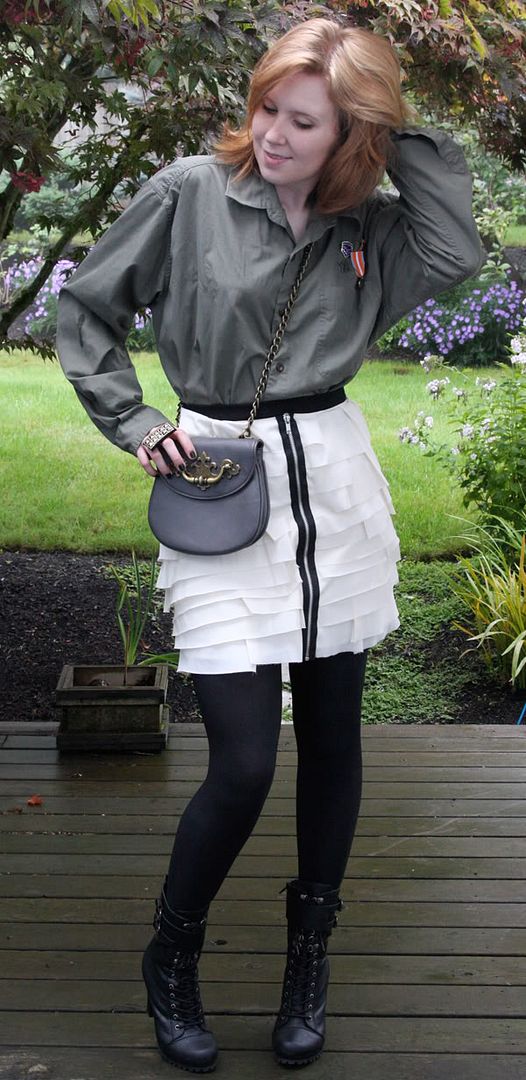 Style It Chic: Army Shirt 3 Ways Style It Chic: Army Shirt 3 Ways
