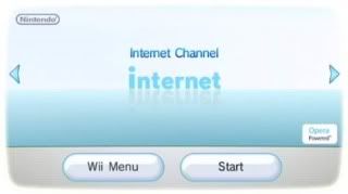 Wii internet channel