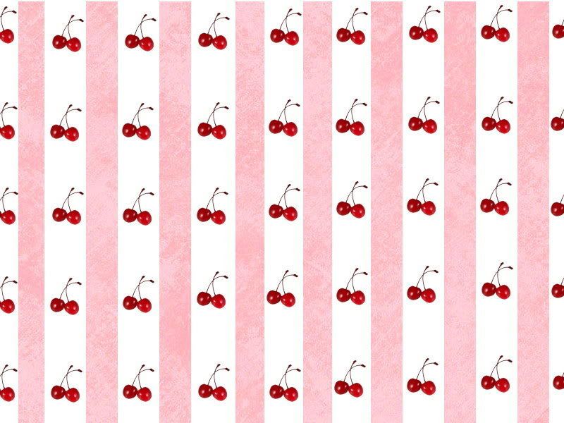 Cute Cherries Background