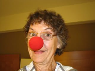 Jan with Red Nose