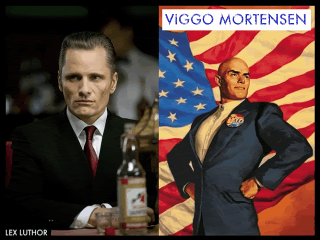 VIGGO MORTENSEN LEX LUTHOR Pictures, Images and Photos