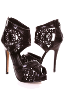 Black studded ankle wrap heels size 10 Pictures, Images and Photos