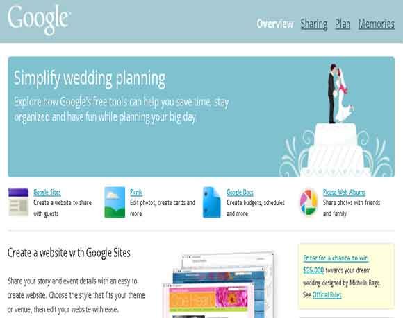 Google Wedding Plan