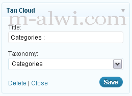 Tag Cloud Category