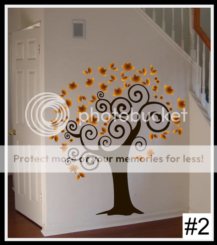 Wall Decal TREE Deco Art Sticker Mural AMAZING COLORS  