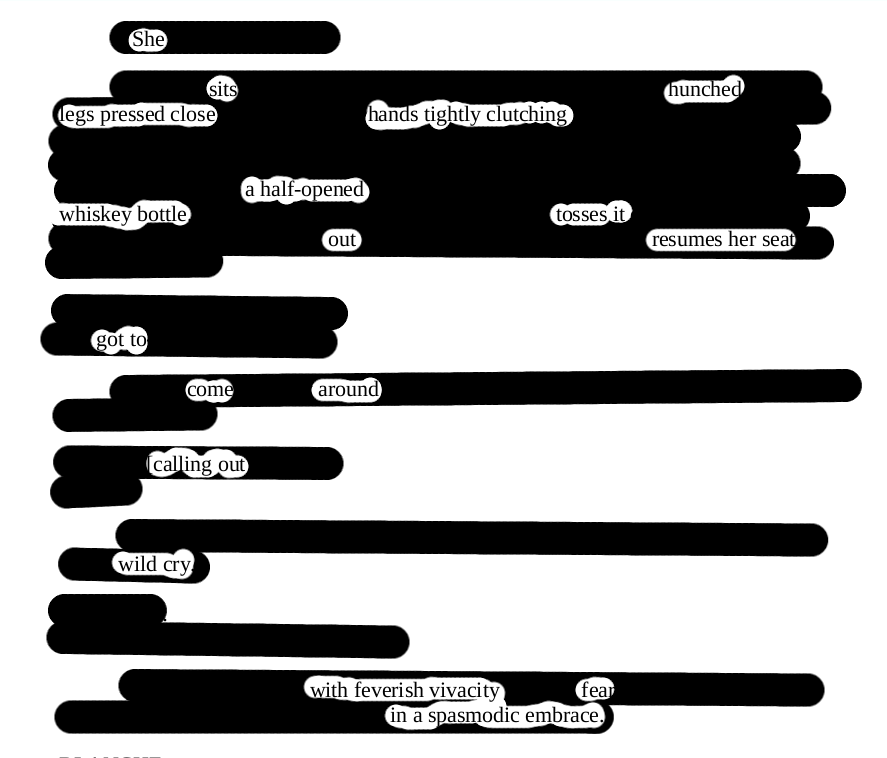 [PokeCommunity.com] Blackout Poetry Competition - December edition just started!
