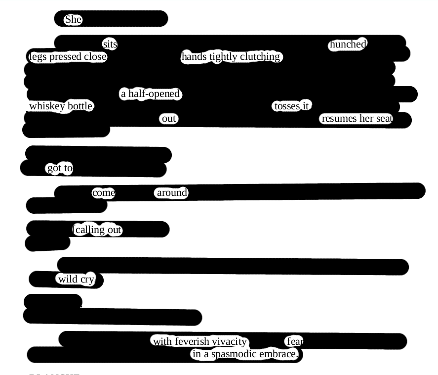 Blackout Poetry Competition - December edition just started!