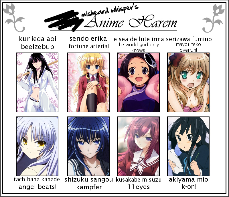 [PokeCommunity.com] The "My Anime Harem" Thread!