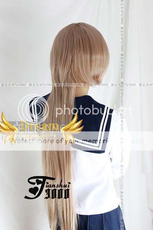 36 starry sky yahisa tsukiko light brown cosplay wig k28