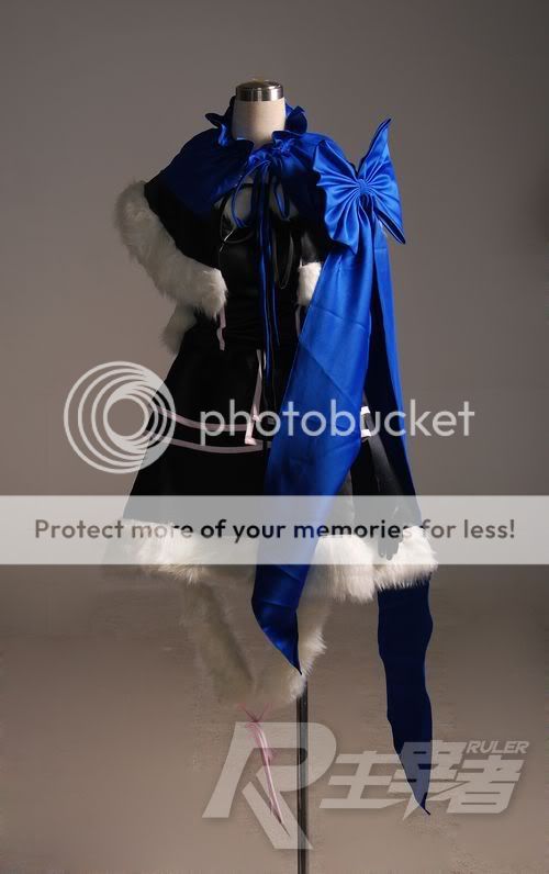 Hatsune VOCALOID Kaito Female Version Cosplay Costume Dress Express 