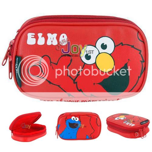 New Cute Elmo Case Game Bag For Nintendo DS Dsi XL LL  